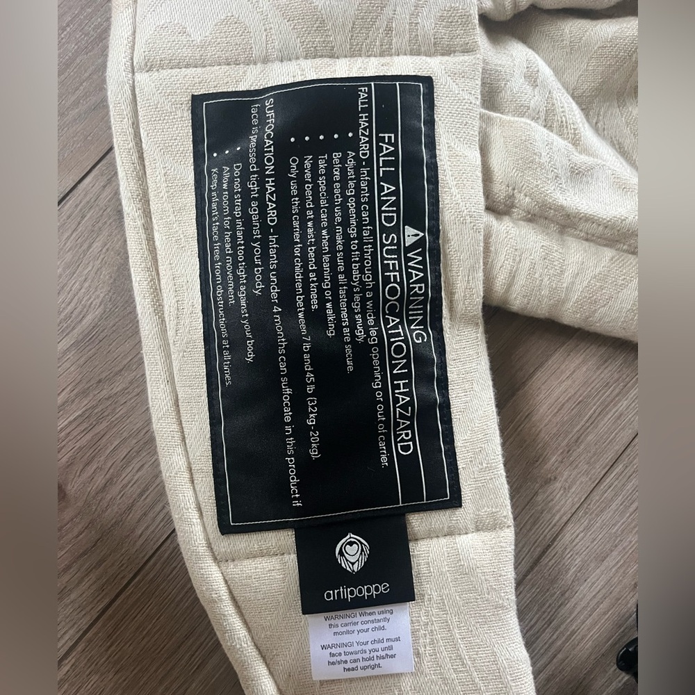 Artipoppe ZEITGEIST ARGUS OAT IN LINEN carrier - Picture 5 of 8